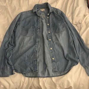 J. Crew Thin Denim Shirt